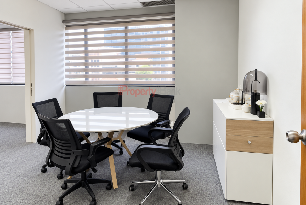 Fully fitted office space near Tai Seng MRT with existing workstations