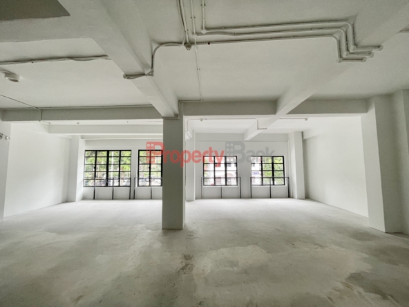 Open-plans space with large windows at 30 North Canal Road