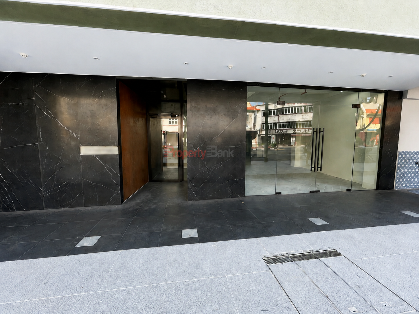 Conserved Art Deco building at 38 South Bridge Road
