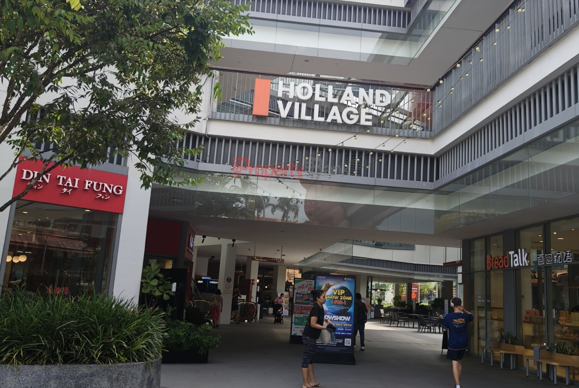 Holland Village MRT near One Holland Village retail space