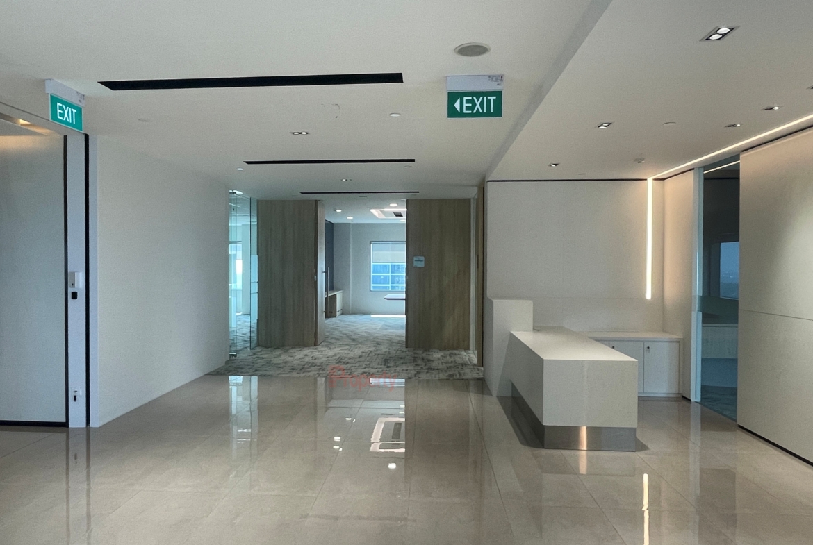 Reception area of Suntec City office