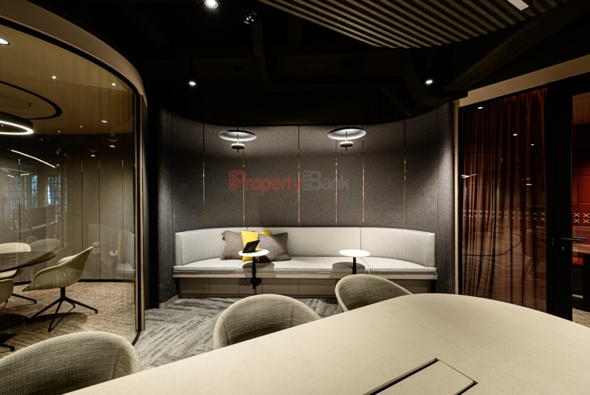 Character office interior in conservation shophouse