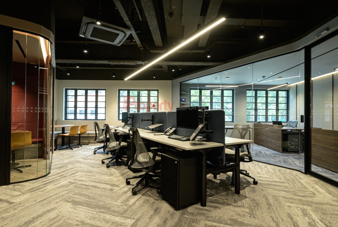 Fully fitted conservation shophouse office in Singapore CBD