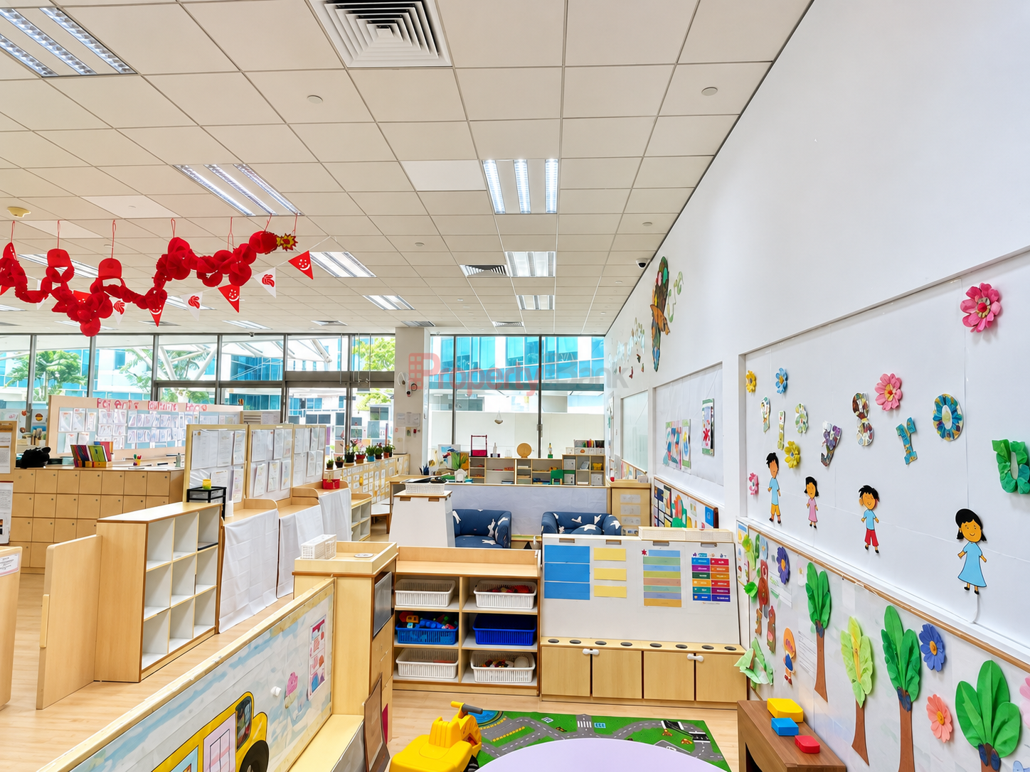 Ground-floor entrance of the childcare centre