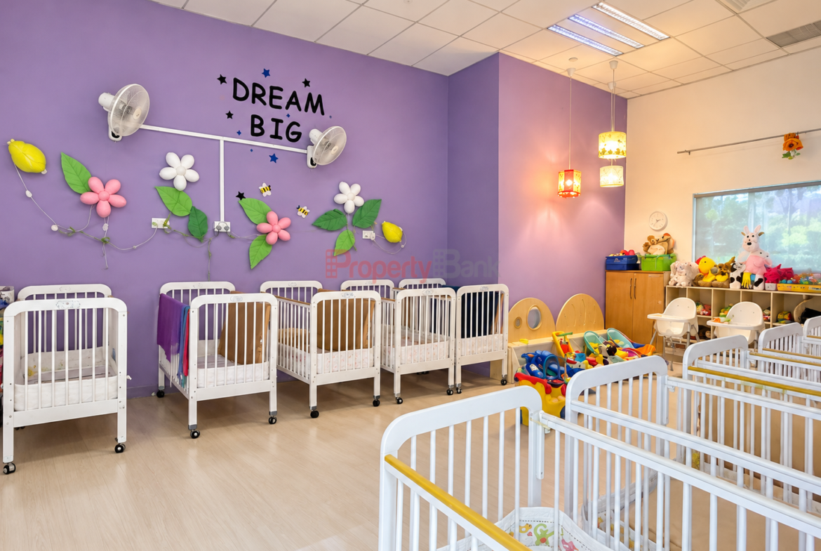 Nursing room within the childcare and infantcare centre