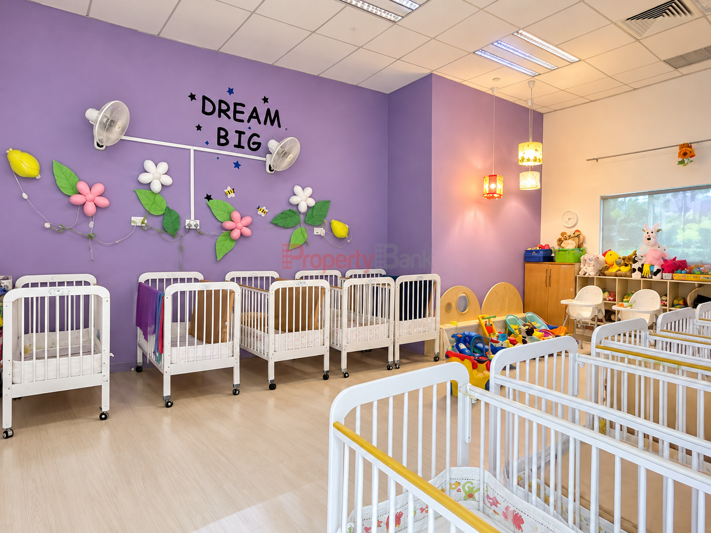Nursing room within the childcare and infantcare centre