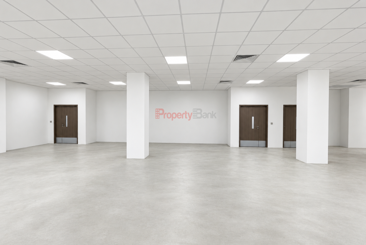 Ducted air-conditioning in a fitted industrial premises